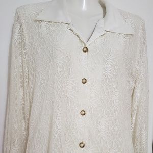 WOMENS "KEY WEAR" CREAM COLOR SHIRT